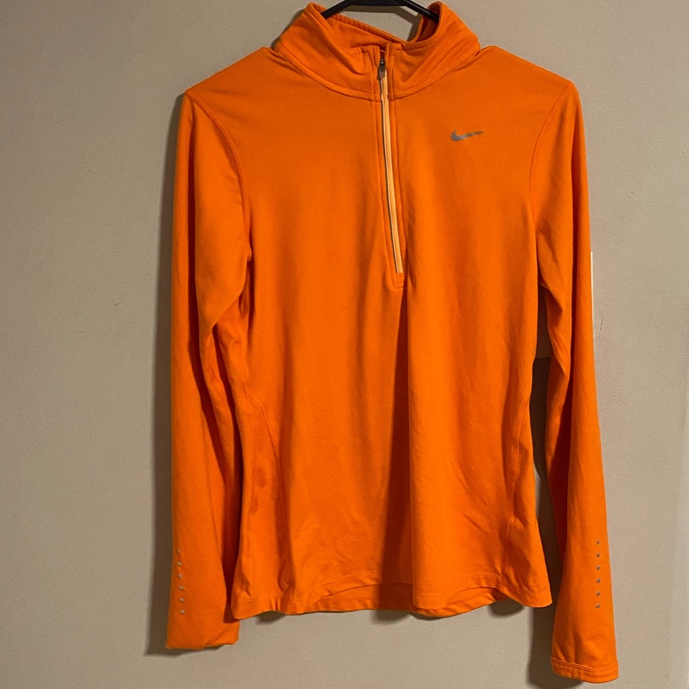 Nike Orange Quater Zip